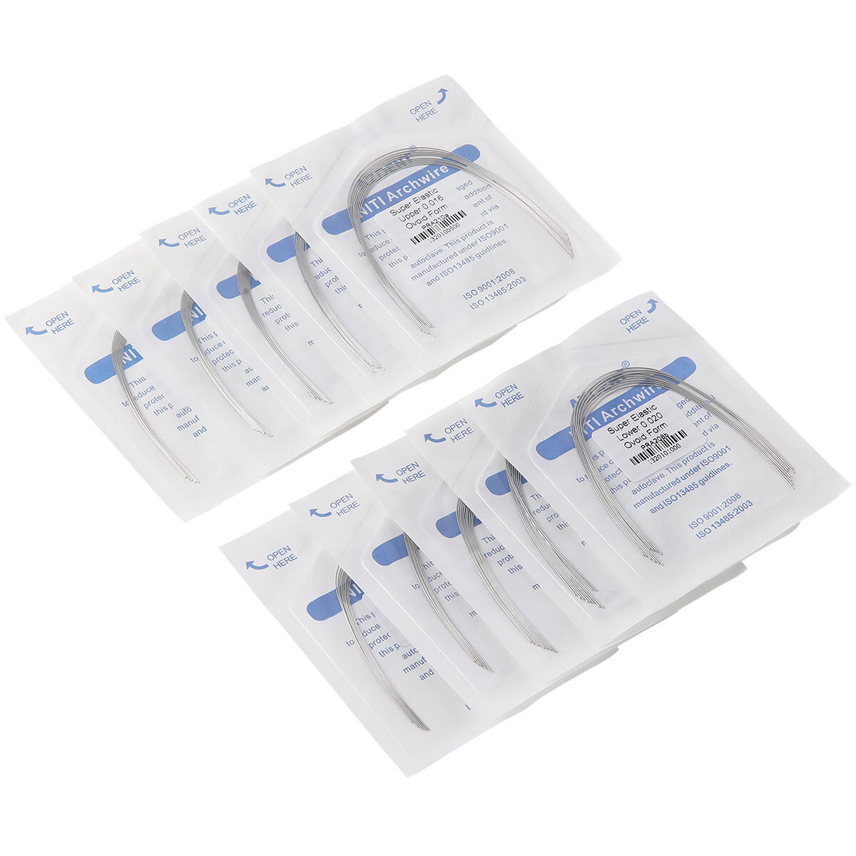 AZDENT Dental Brackets Braces Mini Roth.022 Hooks 345 /Orthodontic Arch Wires
