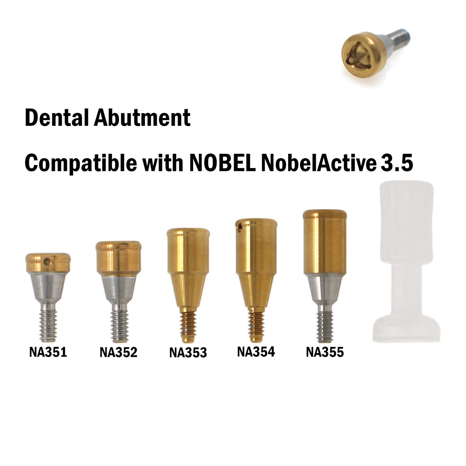 US Nobel Biocare Hex Implant for NP/RP Healing/locator Abutment Analog Scan Body