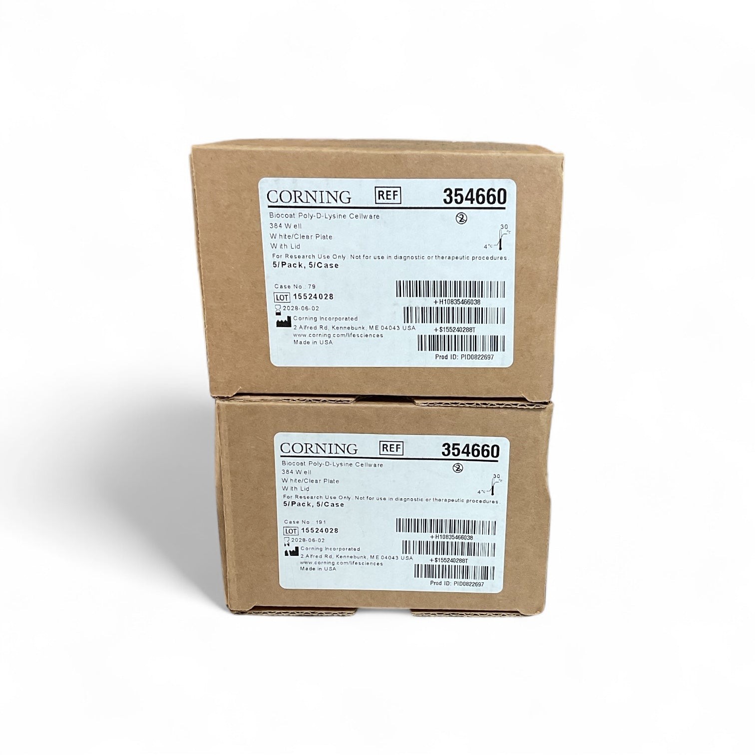 Corning BioCoat 354660 384-Well Cellware Plates New Open Box Exp 2028 Best Offer