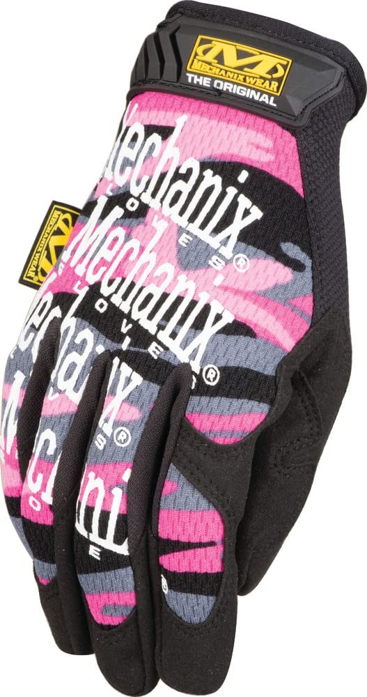 Mechanix Wear The Original Womens Pink Work Gloves Secure Fit Flexible Grip For