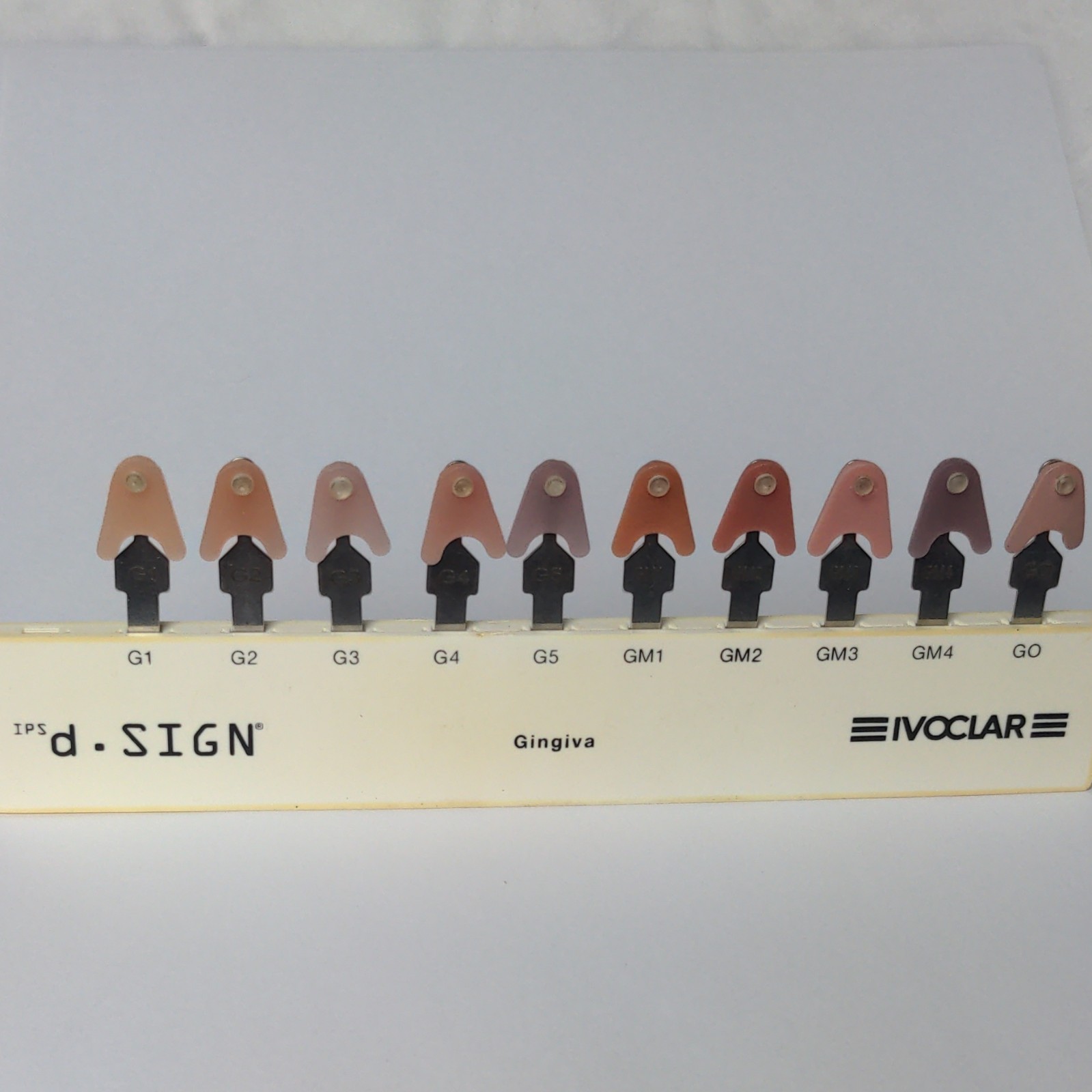 Ivoclar IPS d.SIGN Gingiva Dental Shade Guide Tabs Set G1-G5 GM1-GM4 GO