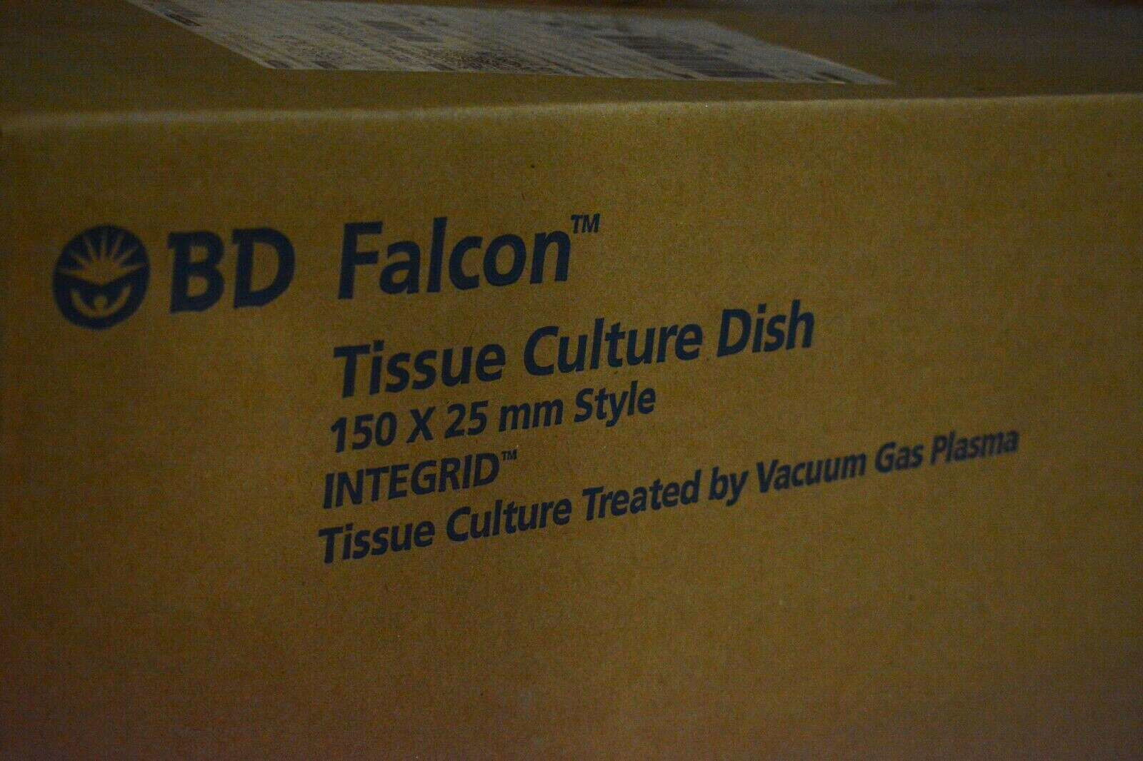 100pc FALCON Polystyrene Tissue Culture Dish w/Grid 150x25mm 353025 INTEGRID