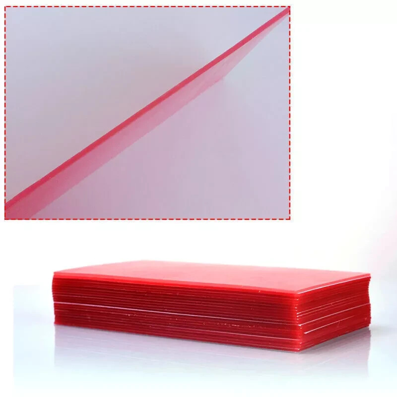 10 Box Dental Lab Utility Red Modeling Wax 20 Sheets 1.3mm Plate Supplies Tool