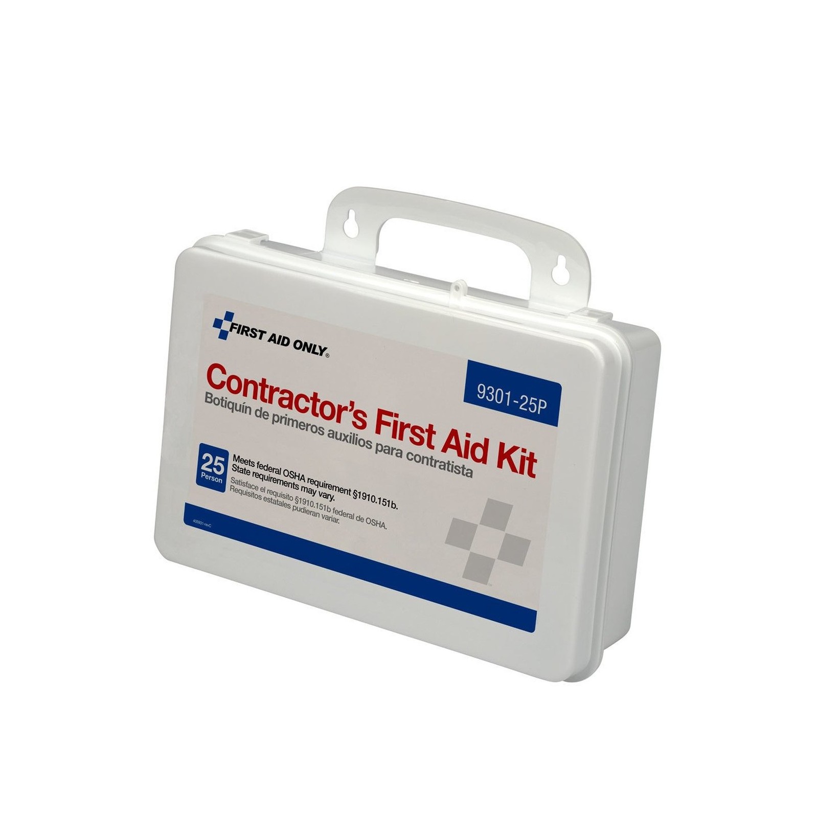 First Aid Only 9301-25P 25-Person Contractor’s First Aid Kit for Ho… Fast Ship
