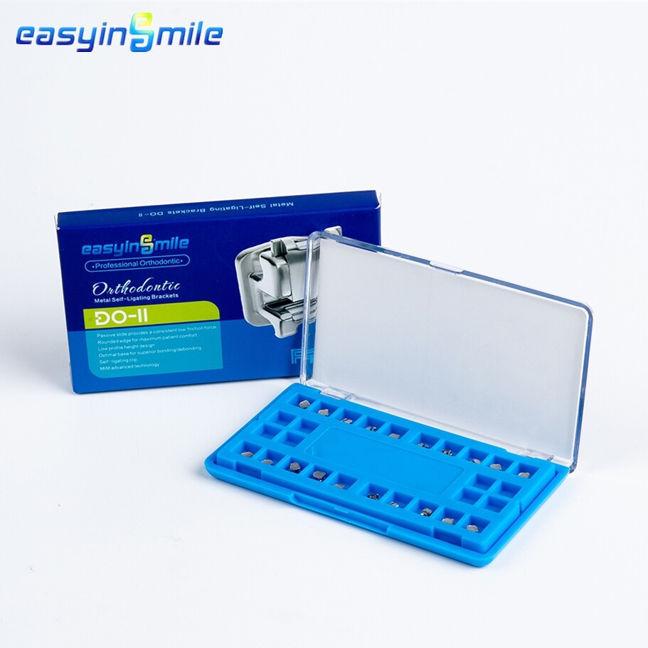 Dental Orthodontic Self-ligating Bracket MBT 022 Mini Metal Braces Easyinsmile