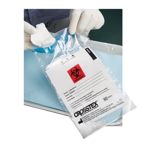 Crosstex BAGS-CS Xtex Laboratory Transport Bags 6″ X 10″ Small 1000/Bx