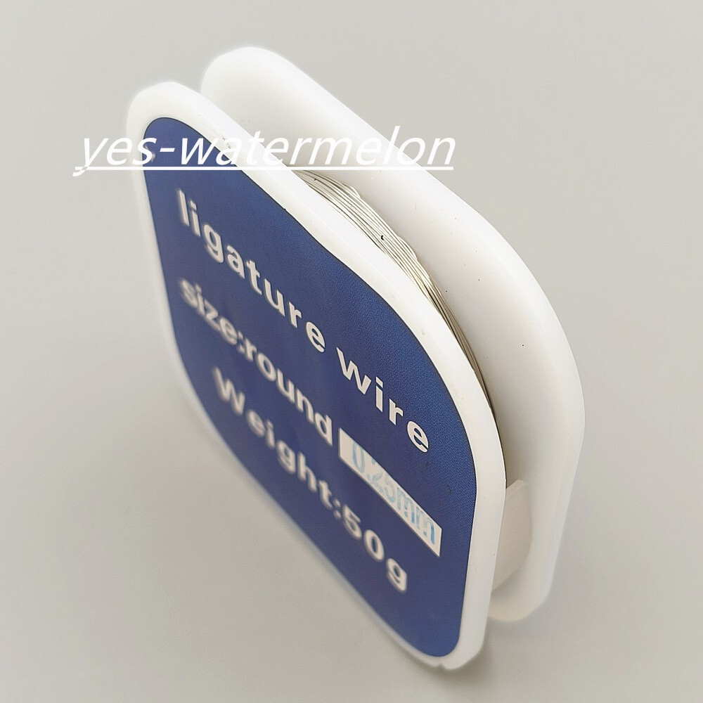 50g Dental Medical Wire Line 0.2/0.25/0.3mm 50g Plastic And Stainless Steel Roll