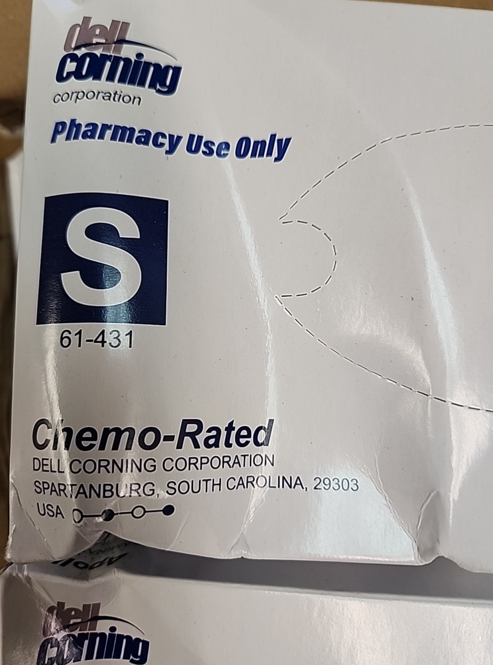 Medical Nitrile Exam Gloves, Apollo Advantage Nitrile Gloves by Dell Corning /S
