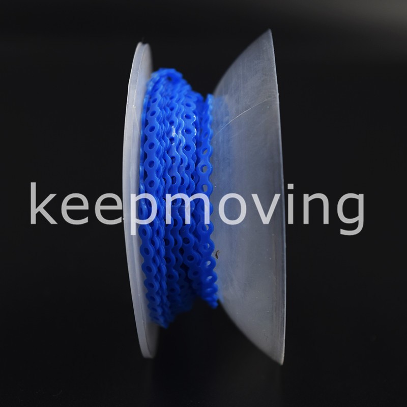 Dental Orthodontic Elastic Ligature Ties Power Chain Continue Short Long 44Color