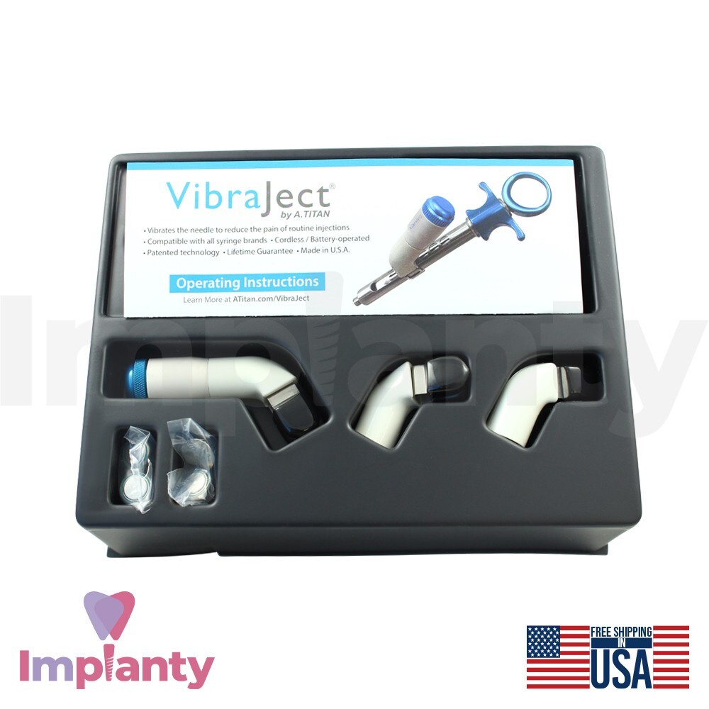 Dental VibraJect Painless Injections System Ergonomic Design Tool Dentistry