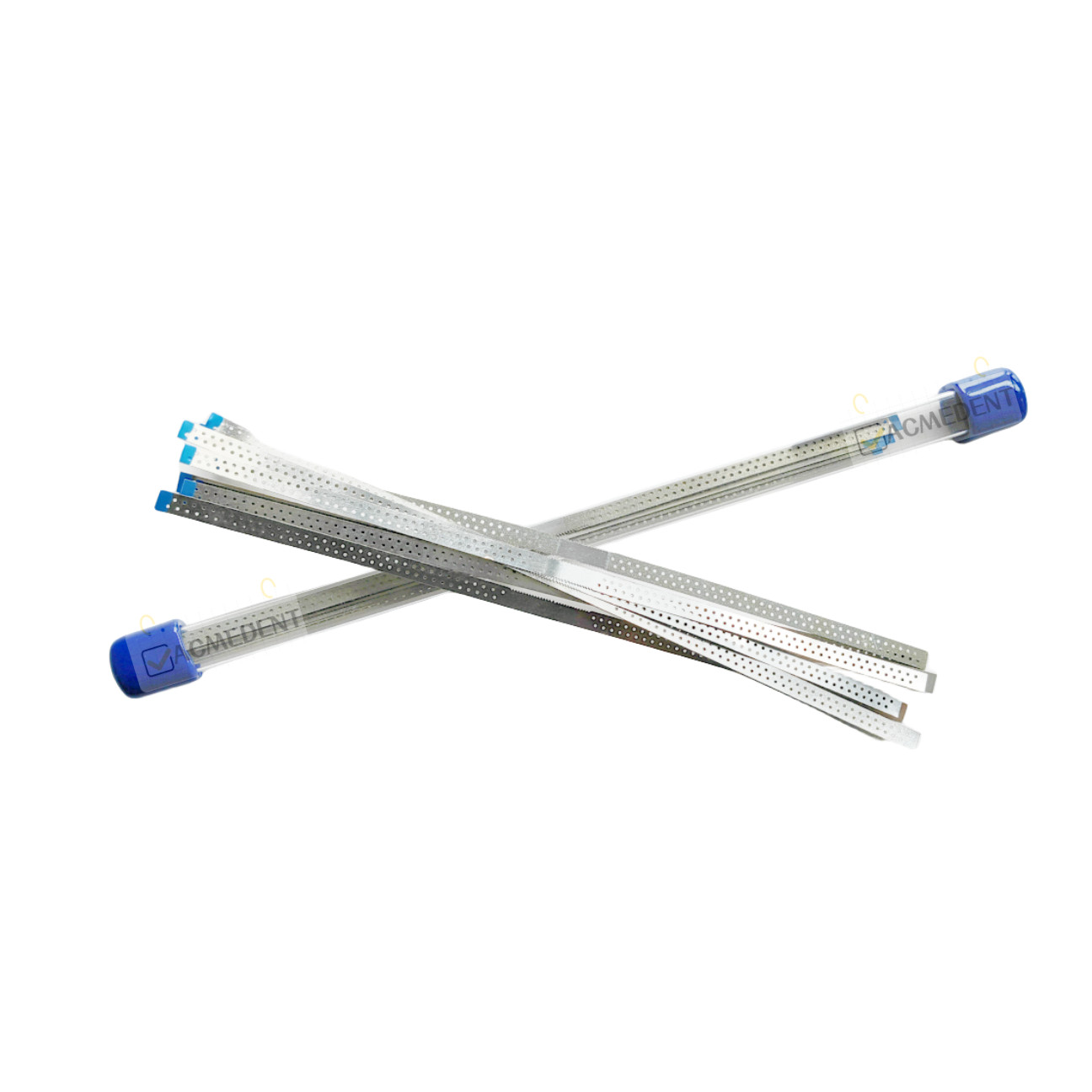 50Pcs Dental IPR Strip Gap Saw Diamond Polishing Finishing Blue Strips Teeth Gap