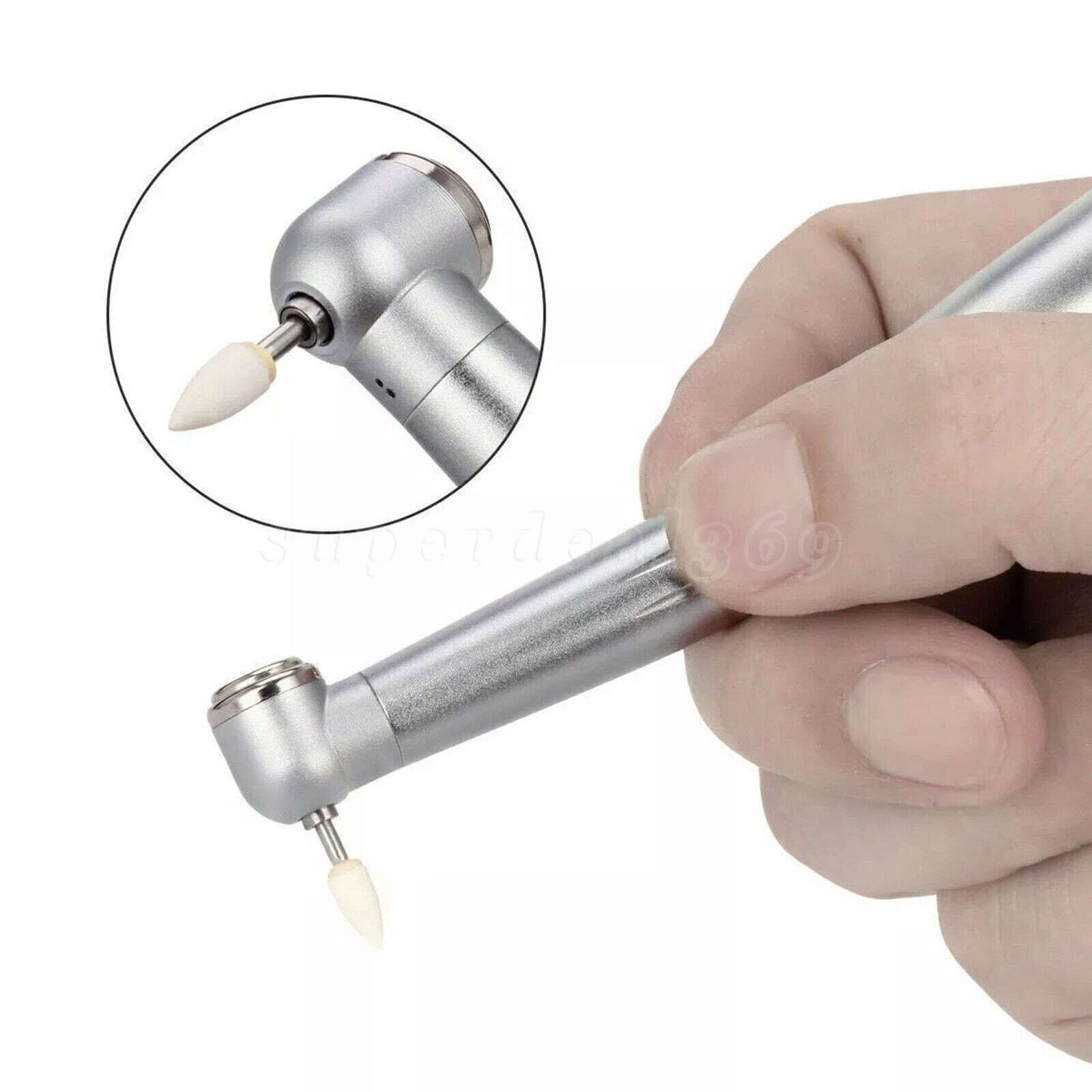 12Pcs Dental Flame White Stone Polishing FG Burs FL2 Abrasion Point Bur SA
