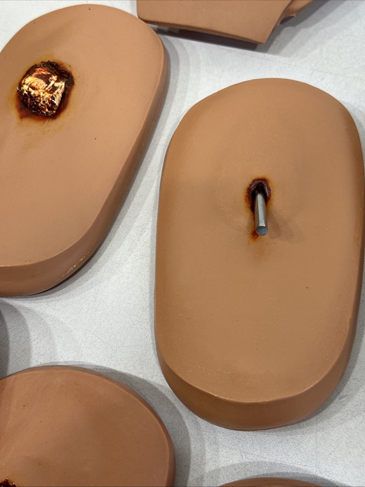 Traumatic Wound Simulation Set Of 14 For Education Medical Plastics Laboratory