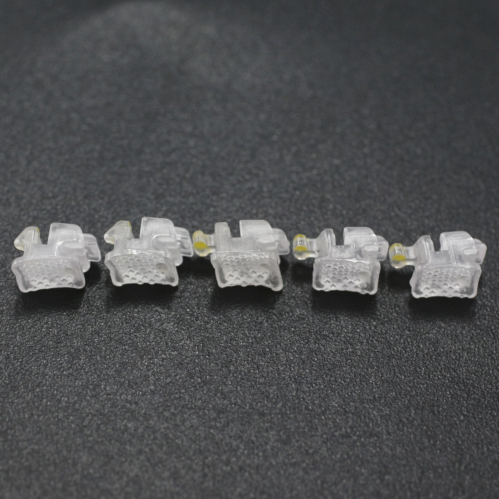 Dental Orthodontic Self Ligating Brackets Ceramic Braces Roth MBT 022 345 Hooks