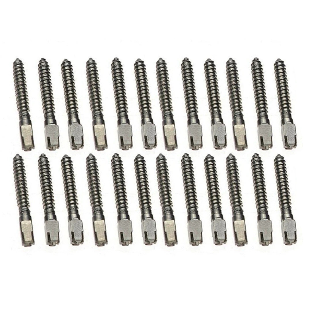 30 Pcs/Pack Endodontic Dental Stainless Steel Assorted Conical Screw Post Pin