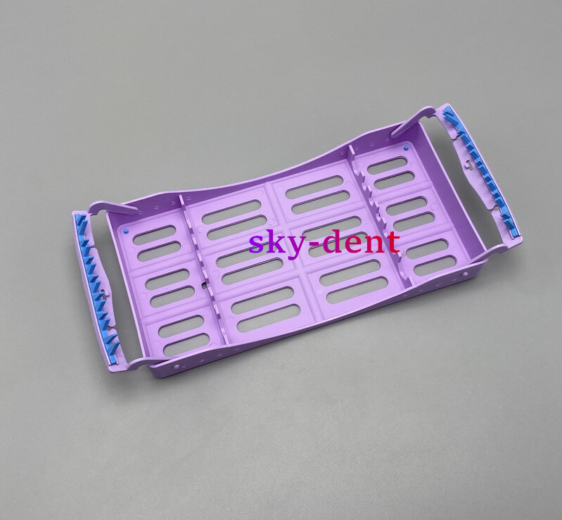 Plastic Dental Autoclave Sterilization Cassette Rack Box Tray For 5 Instruments