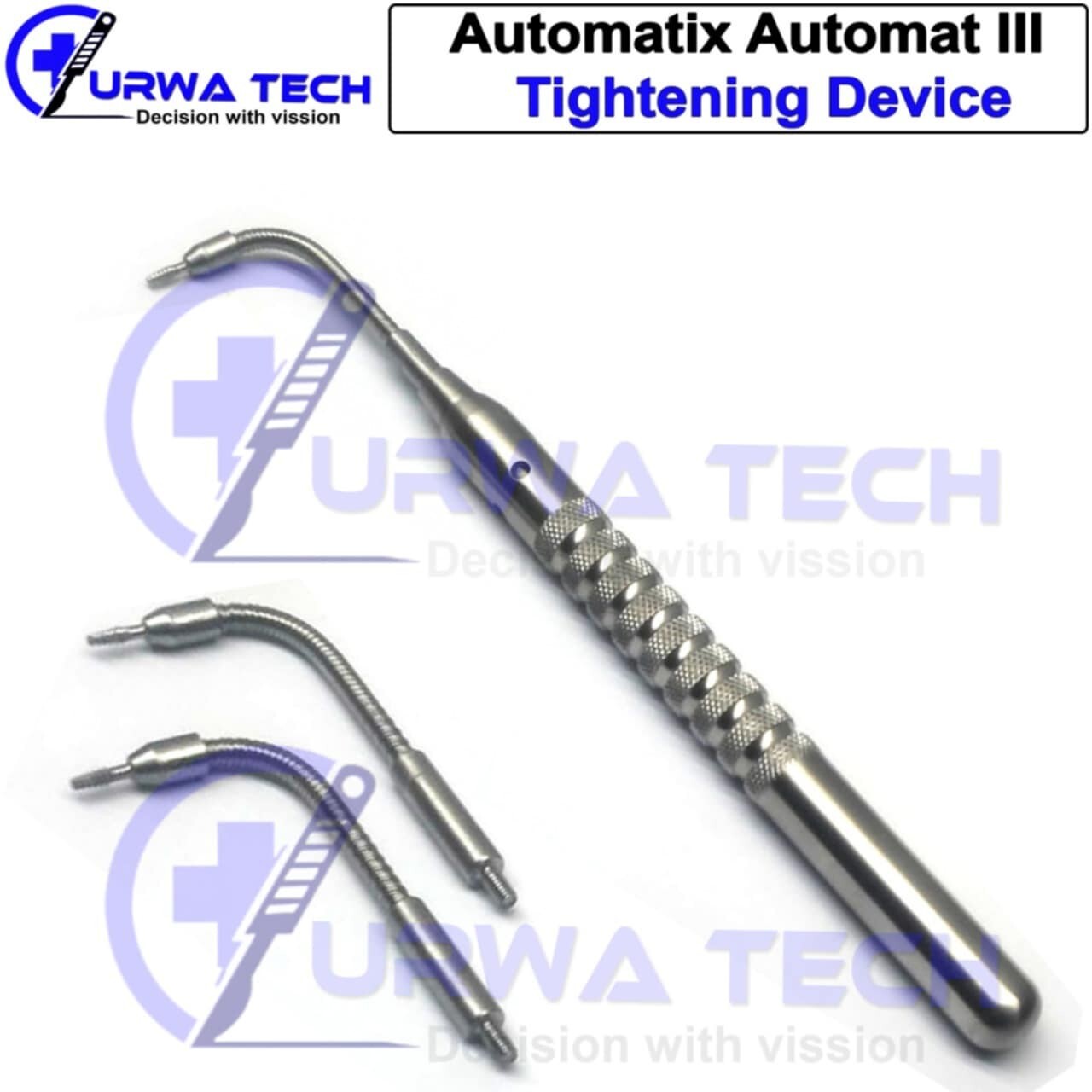COMPLETE AUTOMATRIX AUTOMATE III TIGHTENING DEVICE 1 HANDLE PLUS 3 SHAFT Tip
