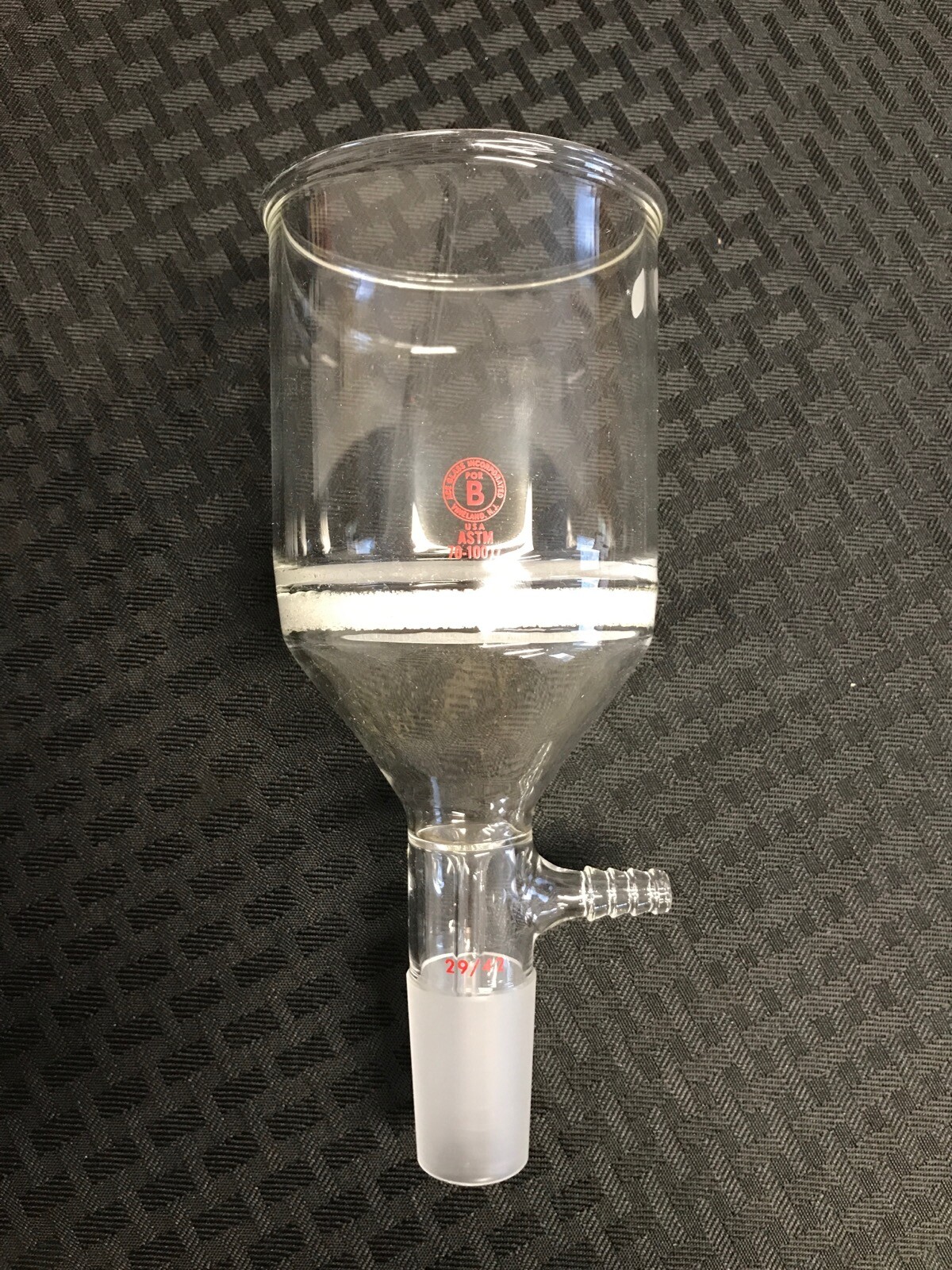 ACE 29/42 Glass “B» Fritted 350mL Vacuum Buchner Filter Funnel 7184-26 B
