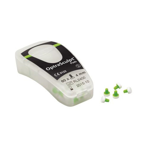 60Pc Dental Composite Resin Veneer Spatula Foam Pad Small Size Green Optra
