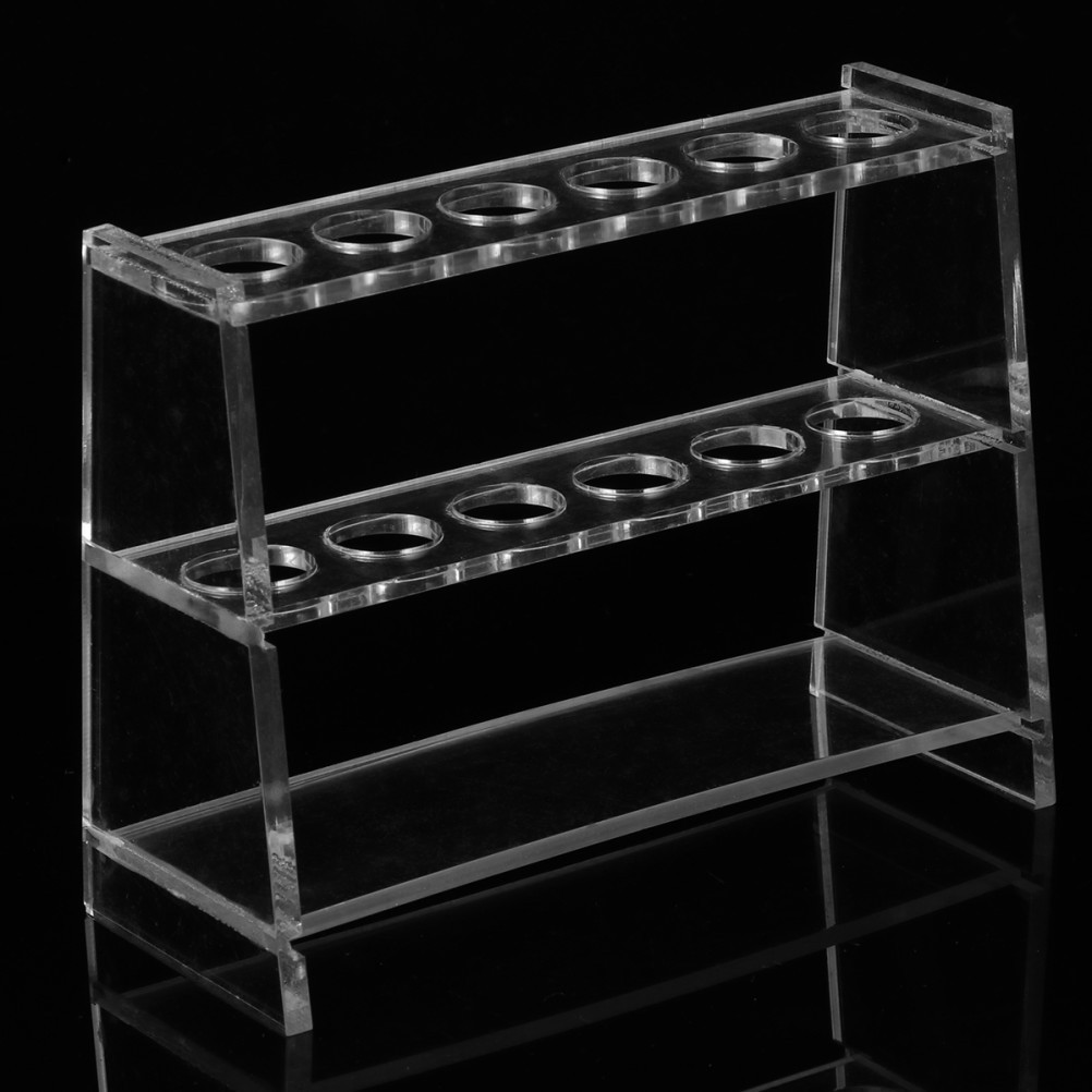 1 Set Durable Test Stand Transparent Holder with Ergonomic Design for Lab Use