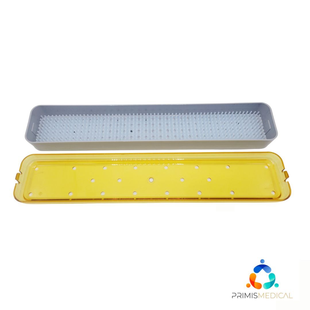 PST Rigid Endoscope Sterilization Tray w/ Lid 16-1/2″ x 3-1/4″ x 1-3/4″