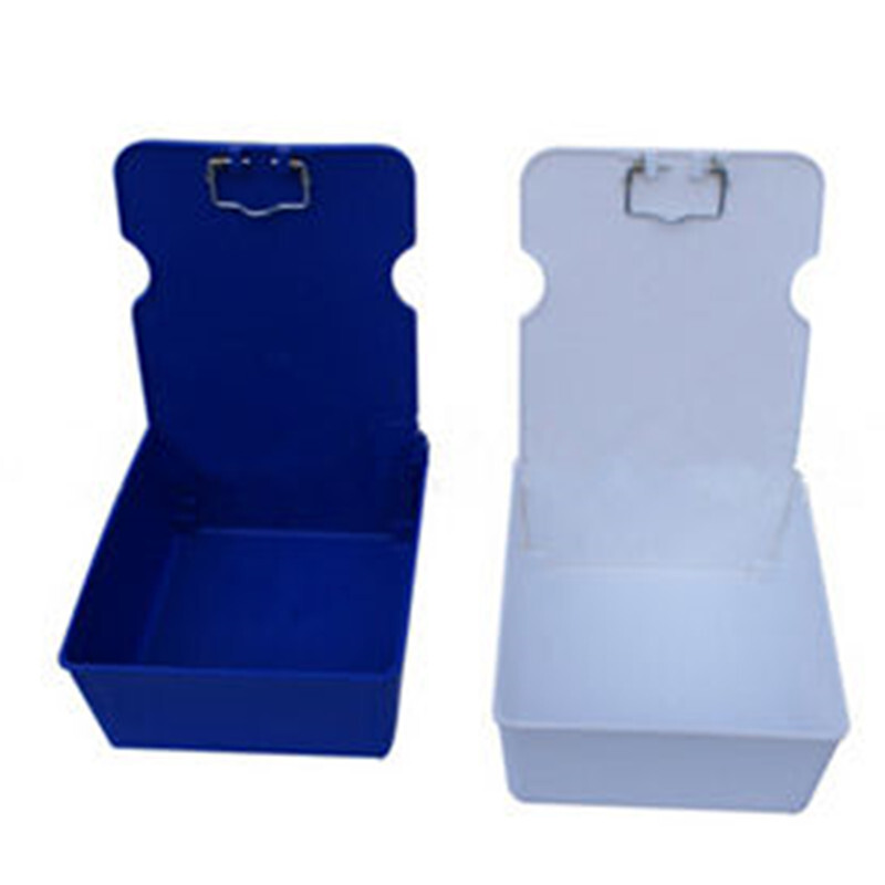 Dental Laboratory Plastic Working Case Stainless-Steel Pan Tray With Clip Holder