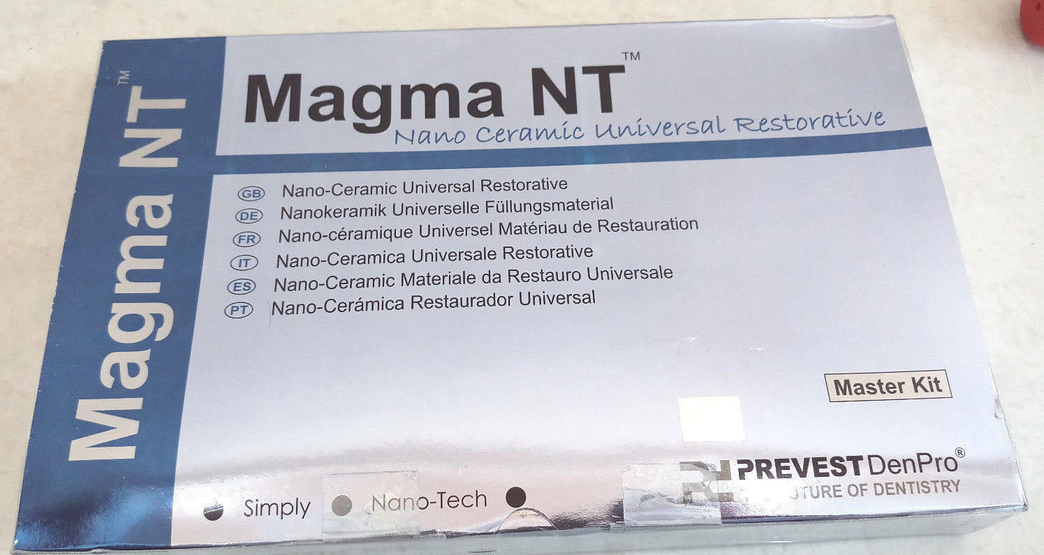 MAGMA NT COMPOSITE RESTORATIVE KIT OF 7X4GM SYRINGE PLUS 5ML BOND FREE SHIPPING