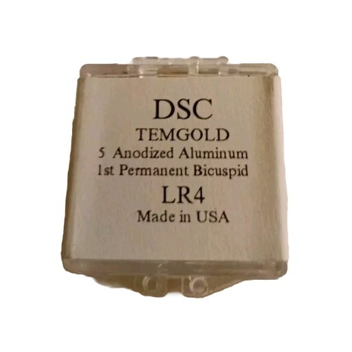 DSC Dental 1st Permanent Bicuspid TEMGOLD 5/Pk ANODIZED ALUMINUM USA LR4