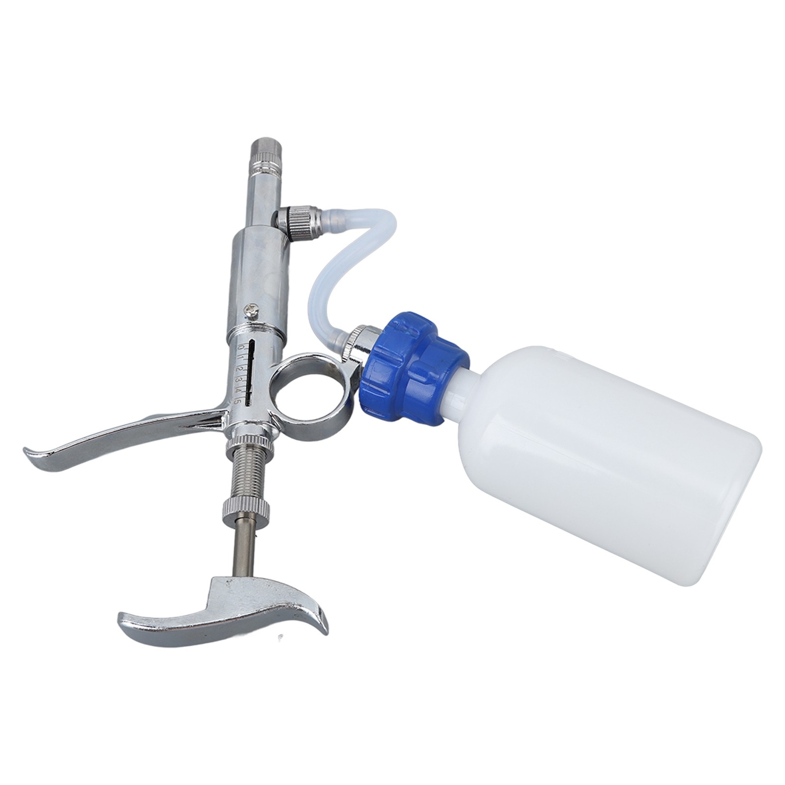 Adjustable Continuous Injection Syringe Stainless Steel Plastic Animal US