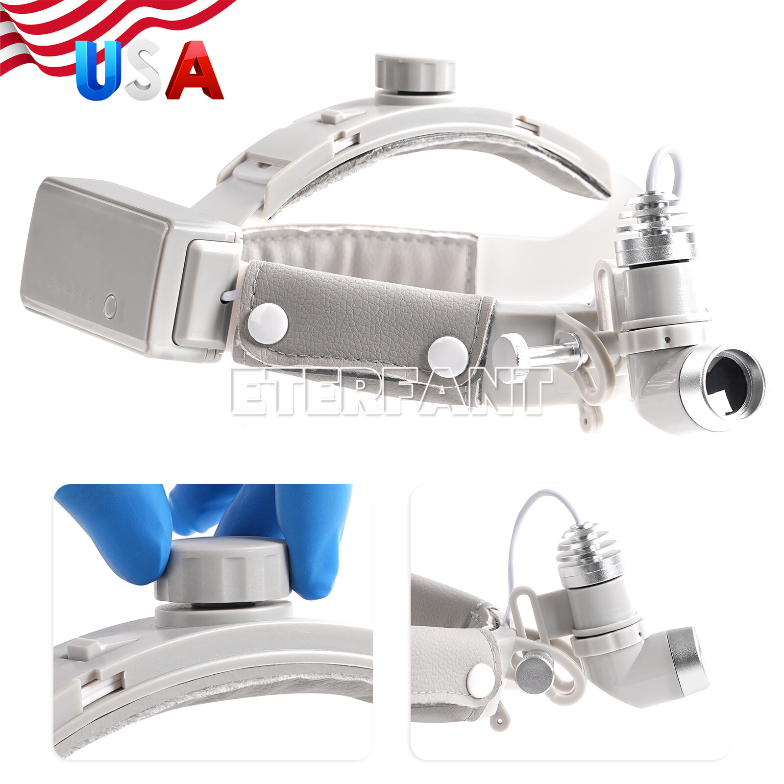 ENT Specific Headlamp Dental 10W LED Medical Headband Head Light Good Light Spot
