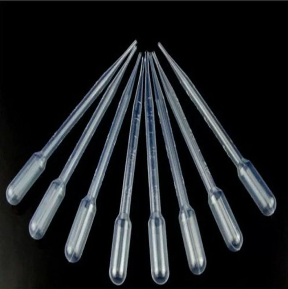 100-1000X 0.2ml Disposable Polyethylene Eye Dropper Transfer Graduated Pipettes