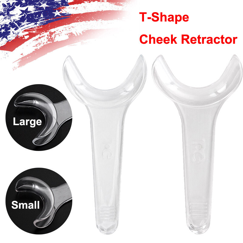Dental Orthodontic Lip Cheek Retractor T-shape Mouth Opener Retractors L&S Size