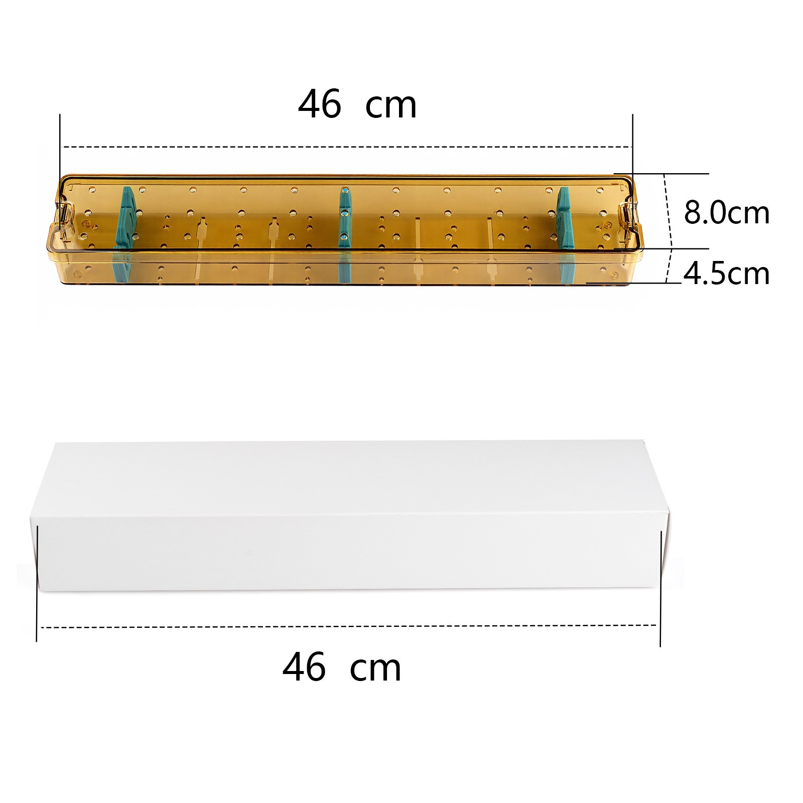 1Pcs PPSU Endoscope Sterilization Tray Large Size Endoscope Disinfection Box