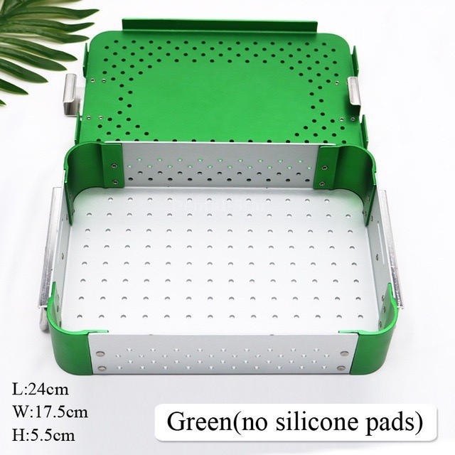 Surgical Sterilization Tray Box Aluminum Alloy Disinfection case Box Instrument