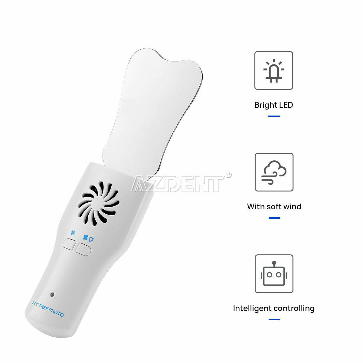 AZDENT Dental LED Fiber Optic E-generator High Speed Handpiece 4Hole Turbine