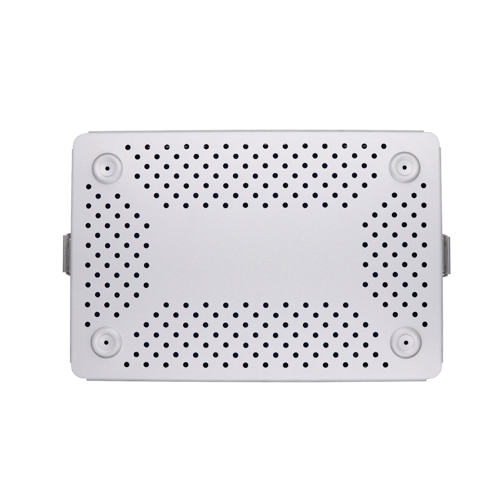 Professional Grade Aluminum Sterilizing Box 30x20x5cm Surgical Tools，USA