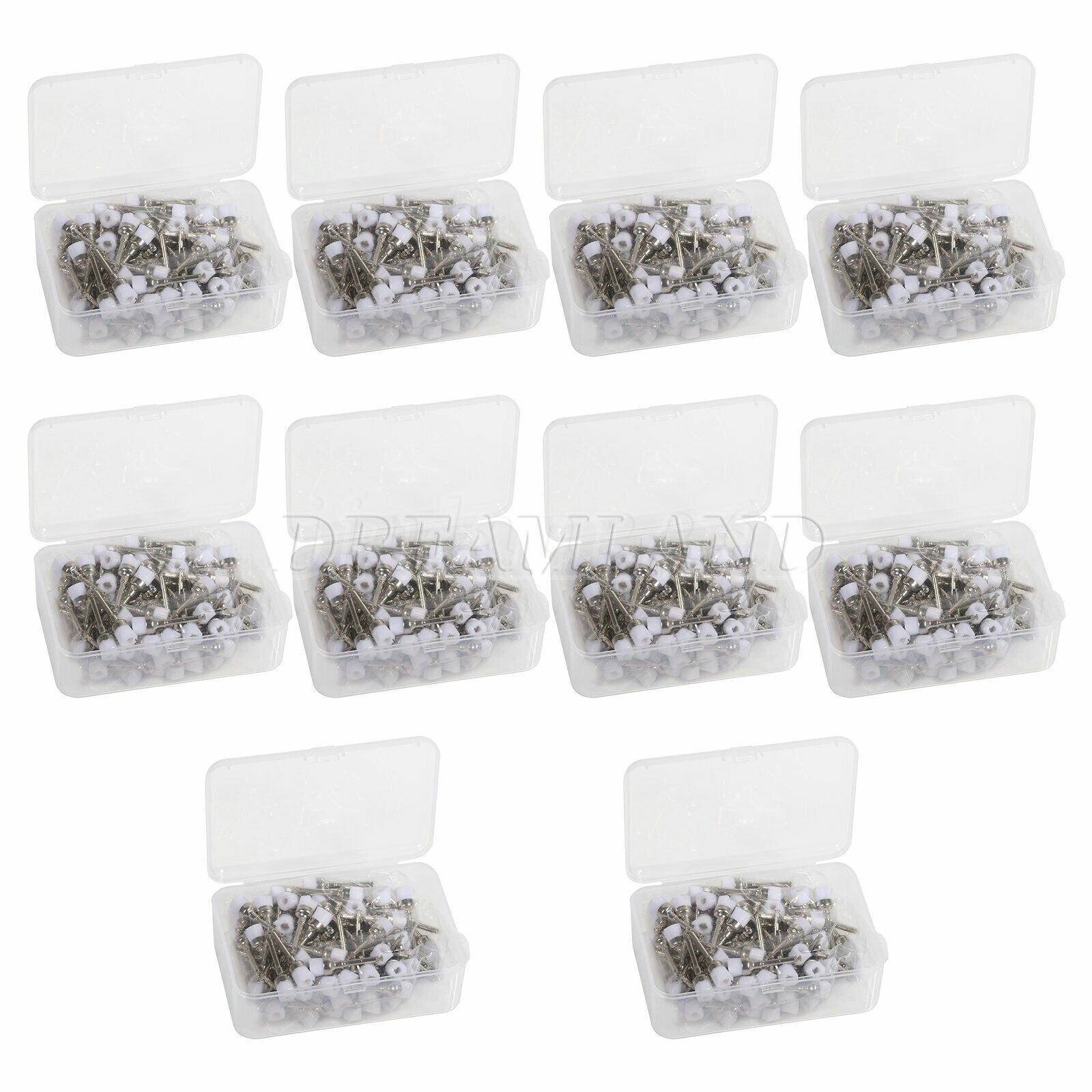 Dental Latch Type Prophy Polishing Brushes brush Flat Nylon Bristles #1 Disposab