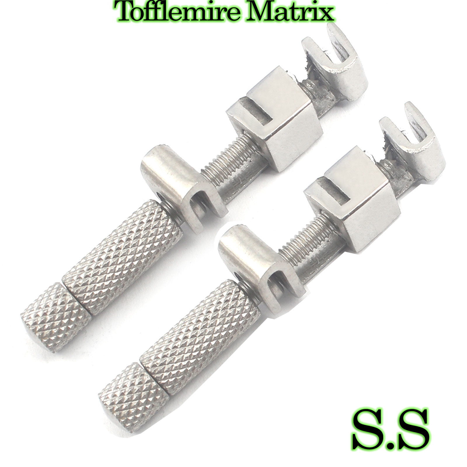 2 Pcs Matrix Tofflemire Retainer Universal Bands Dental INSTRUMENTS