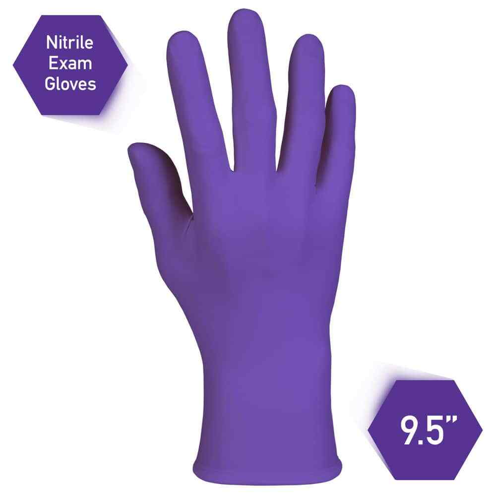 90 Pack Kimtech 55084 Disposable X-Large Nitrile Disposable Gloves