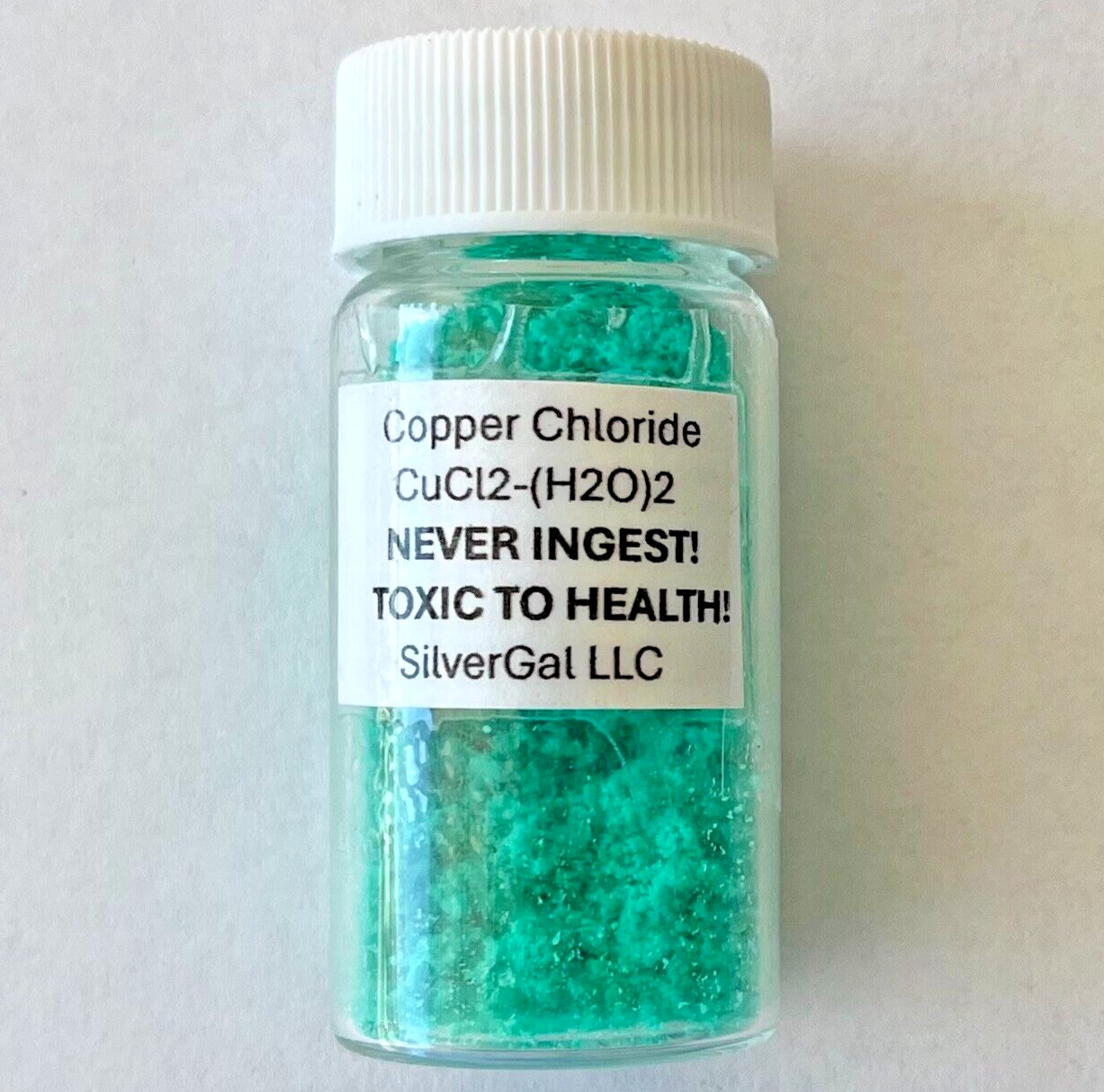 25g Copper Chloride 99.9%+ CuCl2 x (H2O)2 made in small batches for purity 25 g