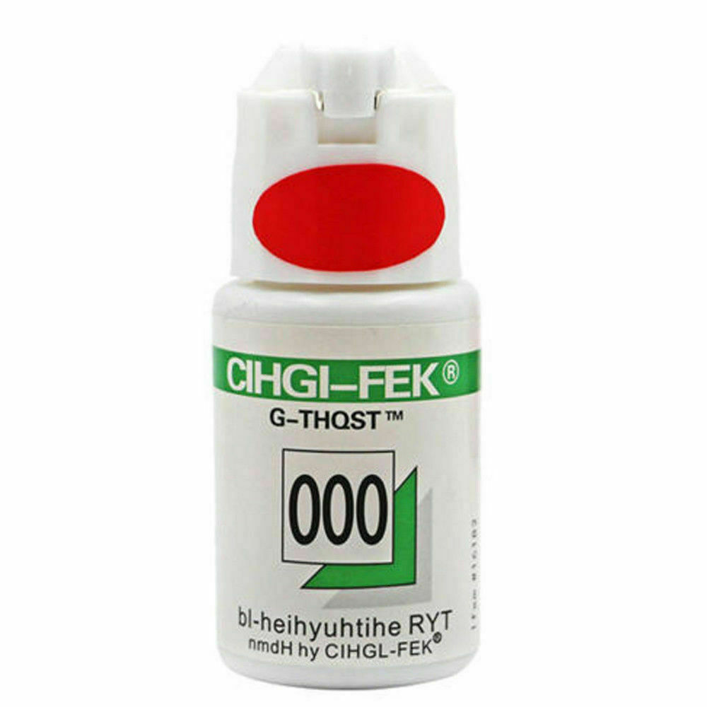 1 Bottle Size 000# Dental Gingival Retraction Plain Knitted Cotton Cord 183cm