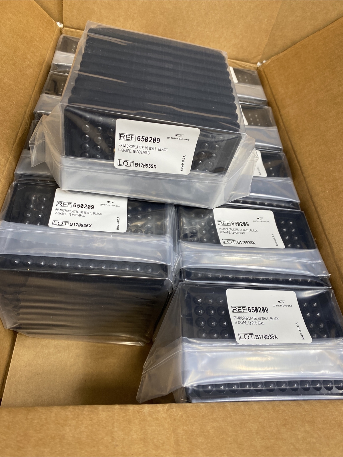 Greiner Bio-One Microplate 96 Well U Bottom Total of 100 Plates