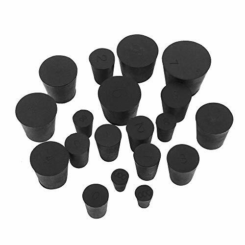 19pack 10 Assorted Sizes 000 7 Solid Rubber Stoppers