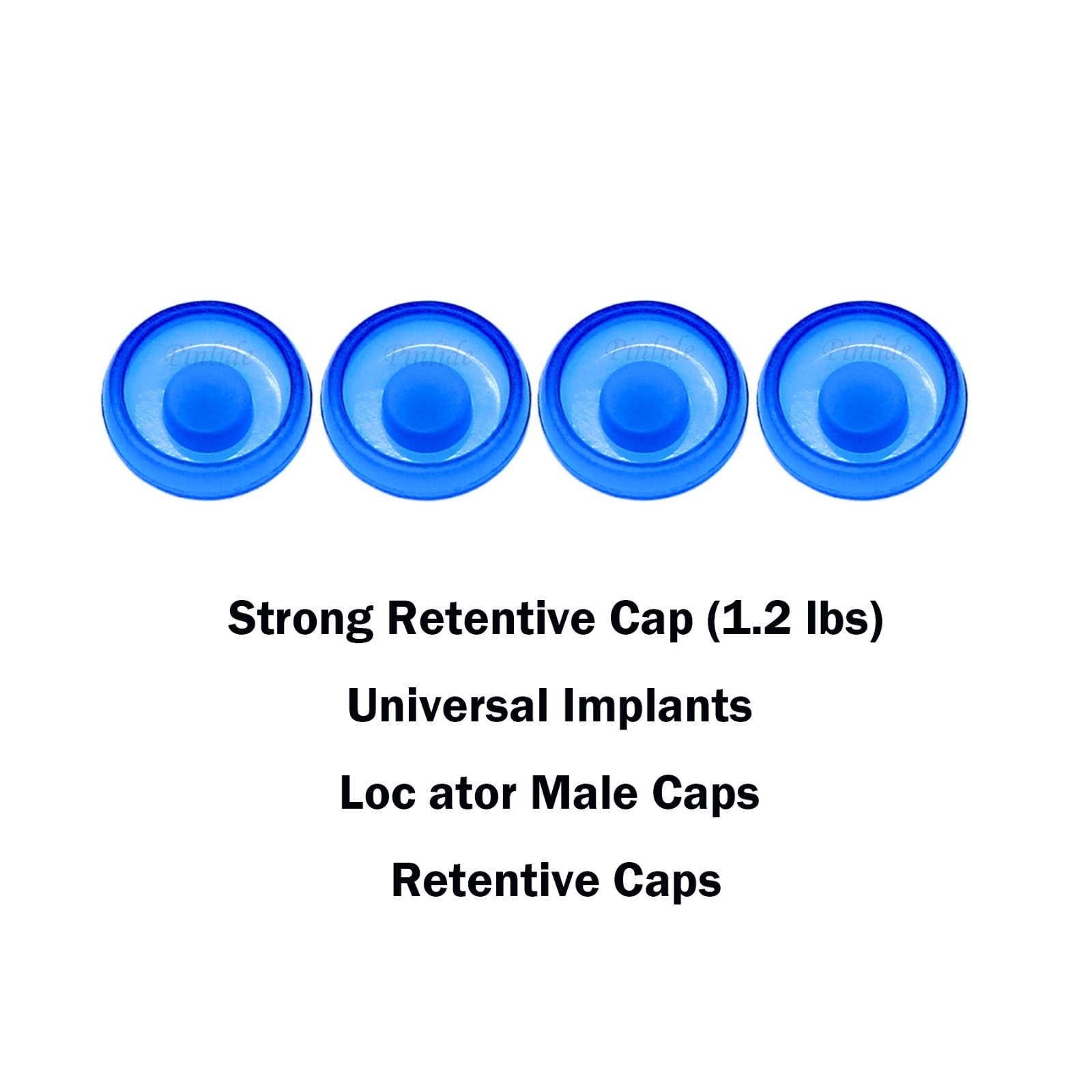 Locator Abutment Attachment Retention Cap Inserts Tool For Nobel Active RP 4.3mm