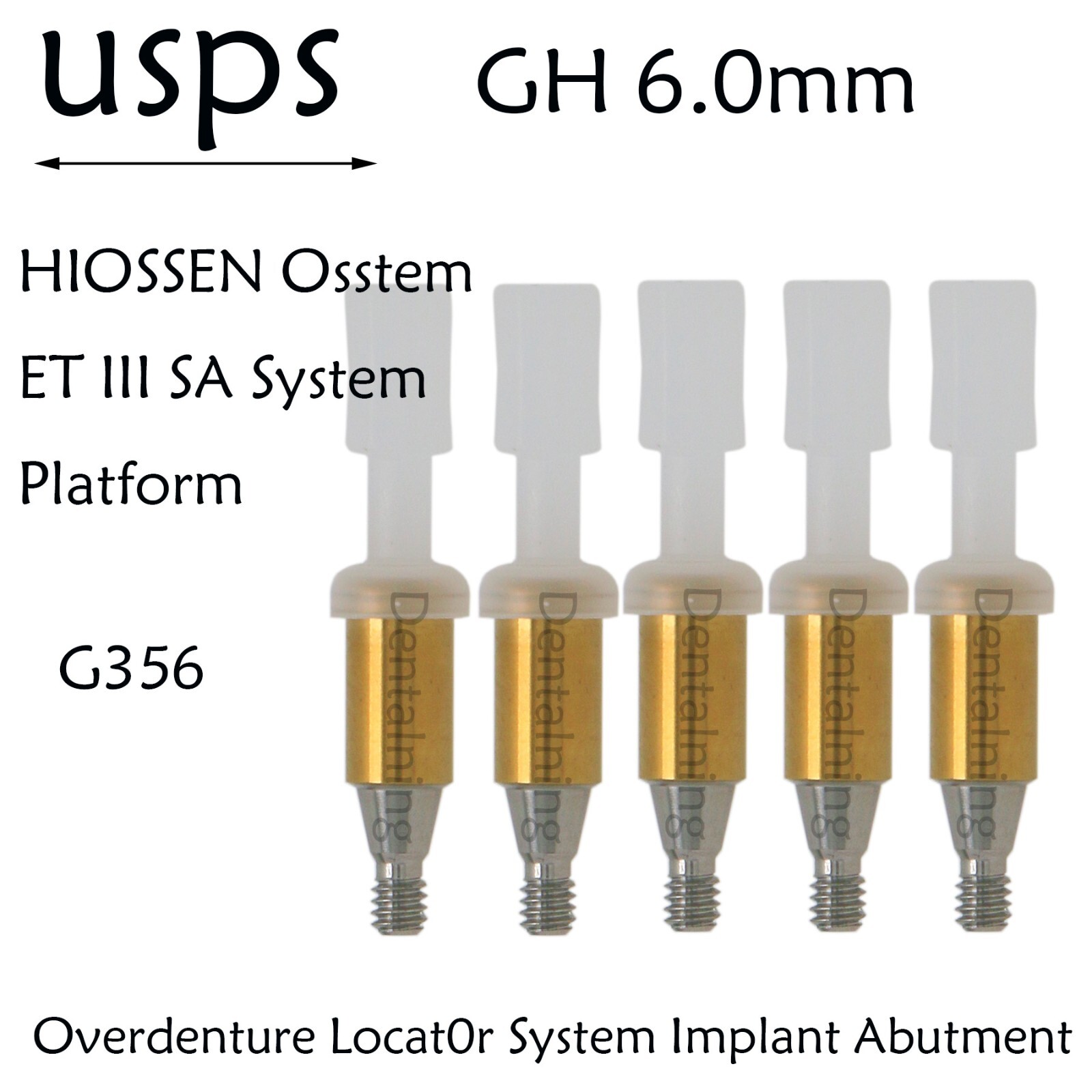 US HIOSSEN ET III SA/Osstem/DIO UF/Snucone Mini Locator Abutment For 1-6mm