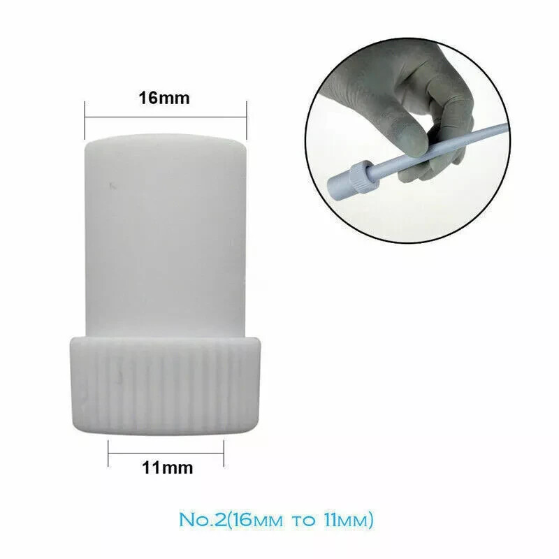 Dental Saliva Ejector Suction Valve Strong HVE/Weak SE Suction Tip Adapter
