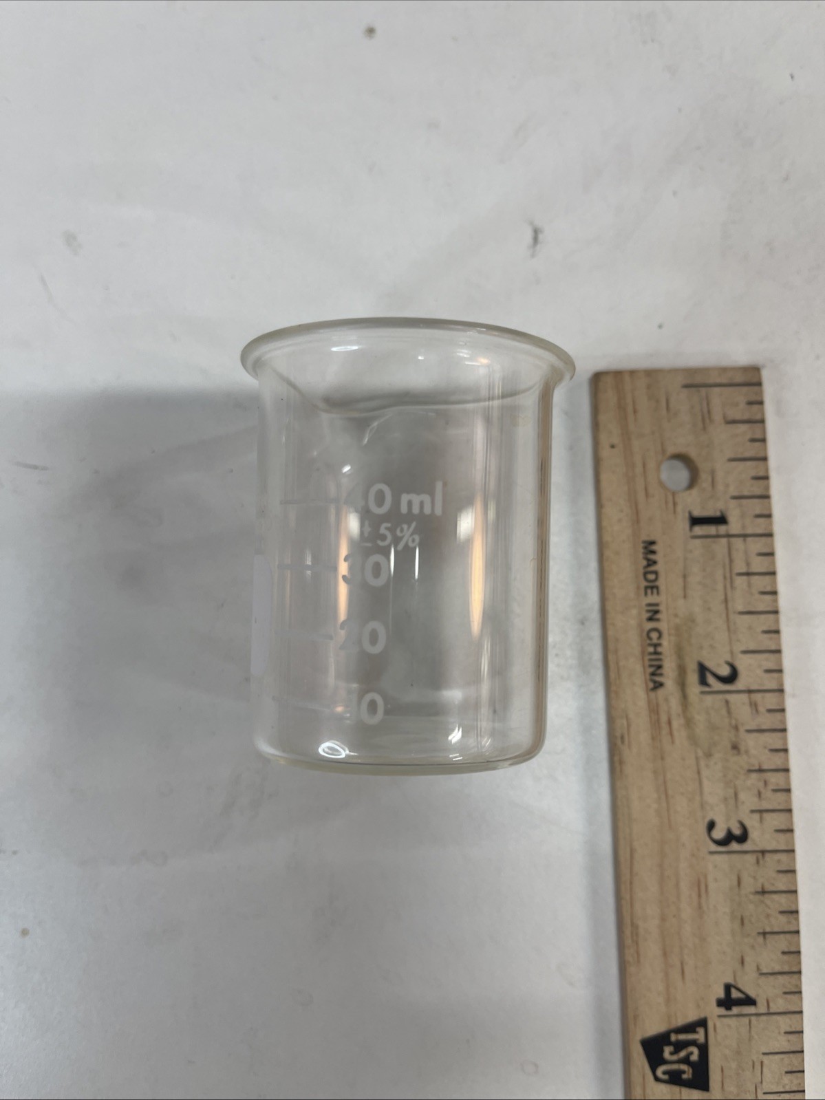 Pyrex N0. 1000 -50 mL Beaker Lab Measuring Glass