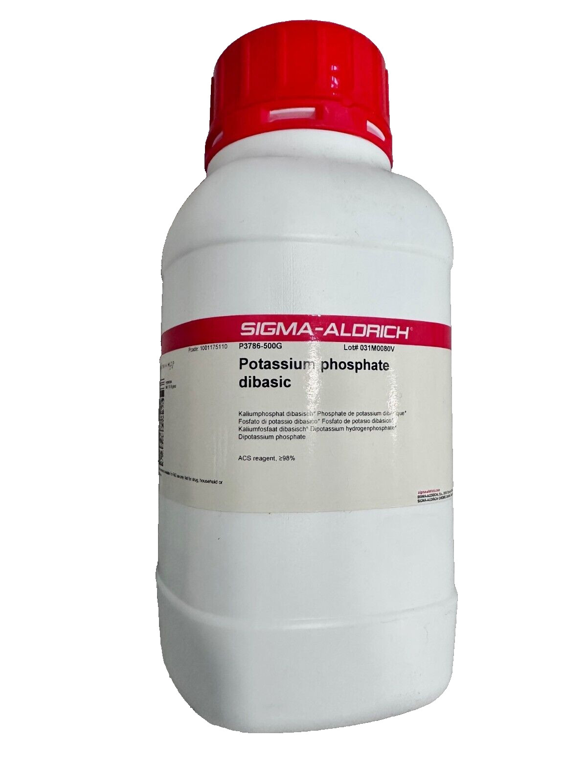 Potassium phosphate dibasic bottle P3786-500g Sigma-Aldrich