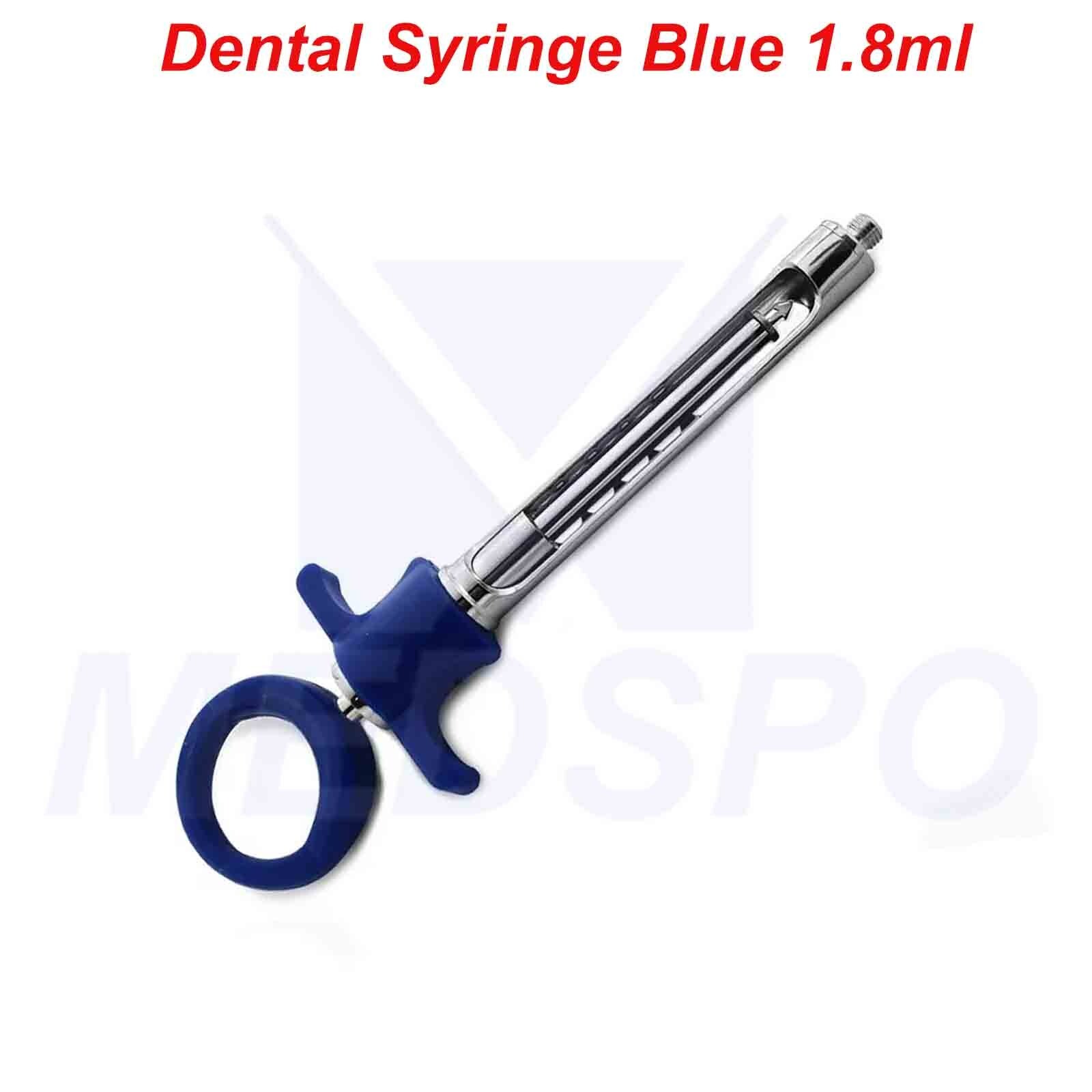 Dental Aspirating Syringes 1.8ml Local Anesthetic Injection Dentistry Lab Tools