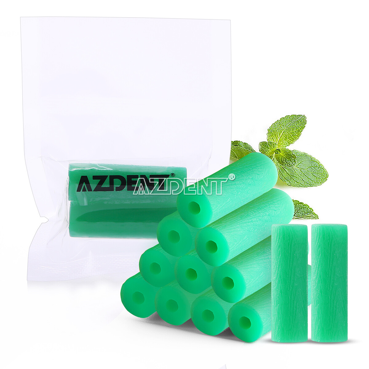 AZDENT 12Pcs Orthodontic Chewies for Invisalign Aligner Chewies (2pcs/pack)